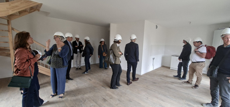 À l'intérieur d'un T5 de la résidence d'Égriselles.