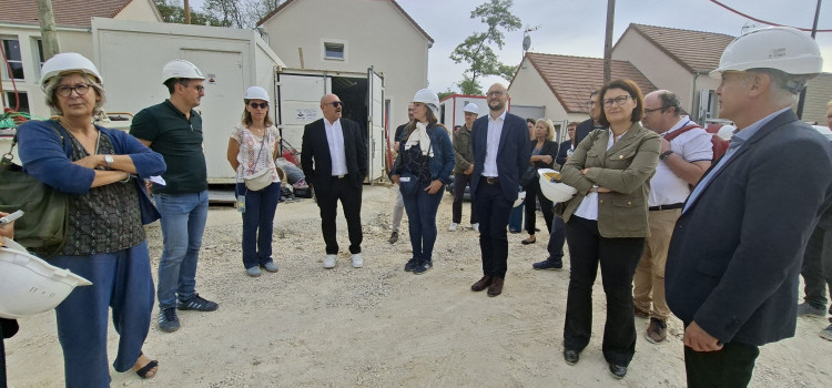 Sur le chantier de la Seiglée 2, à Monéteau.