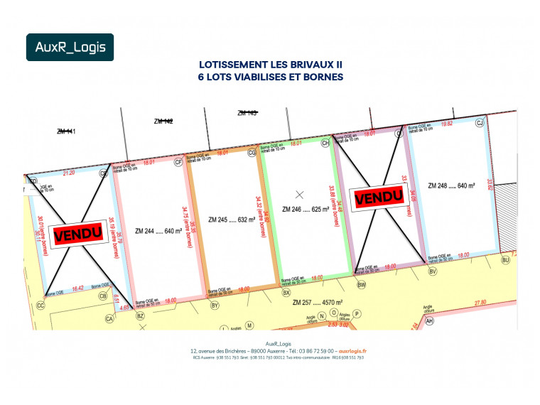 Terrains viabilisés à VALLAN