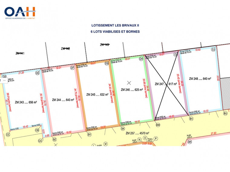 Terrains viabilisés à VALLAN
